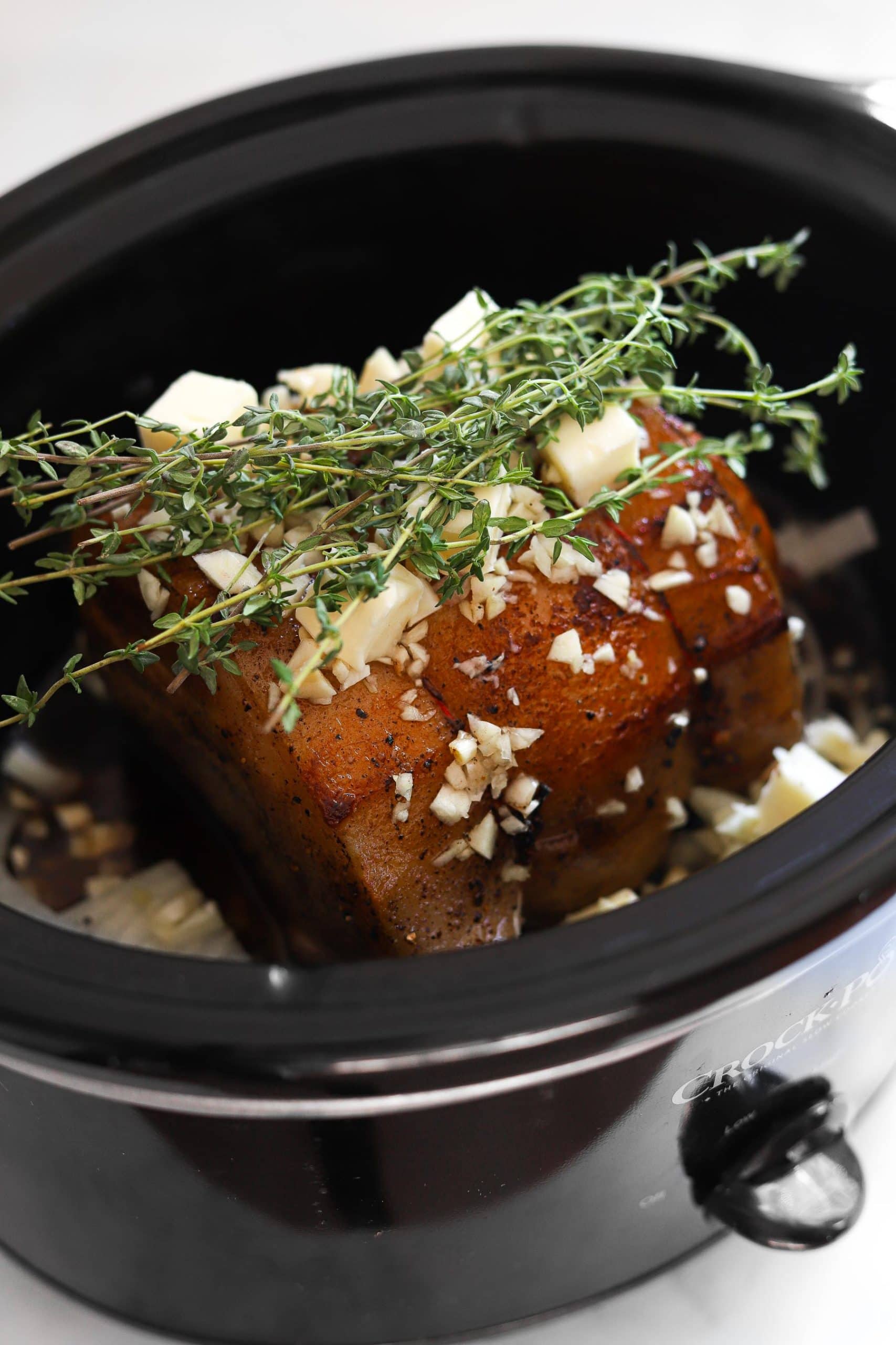 pork loin ready to cook