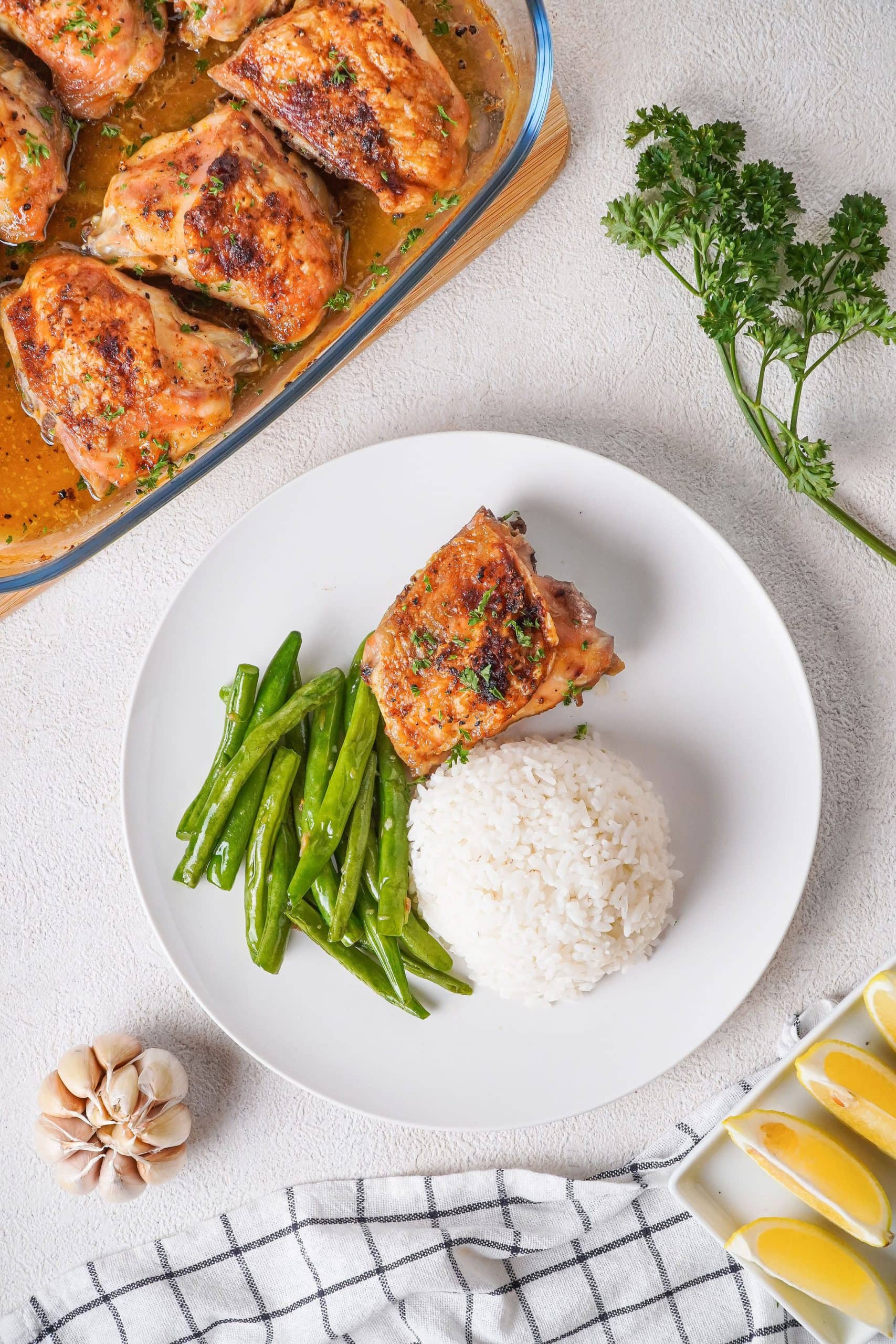 Oven Baked Chicken Thighs