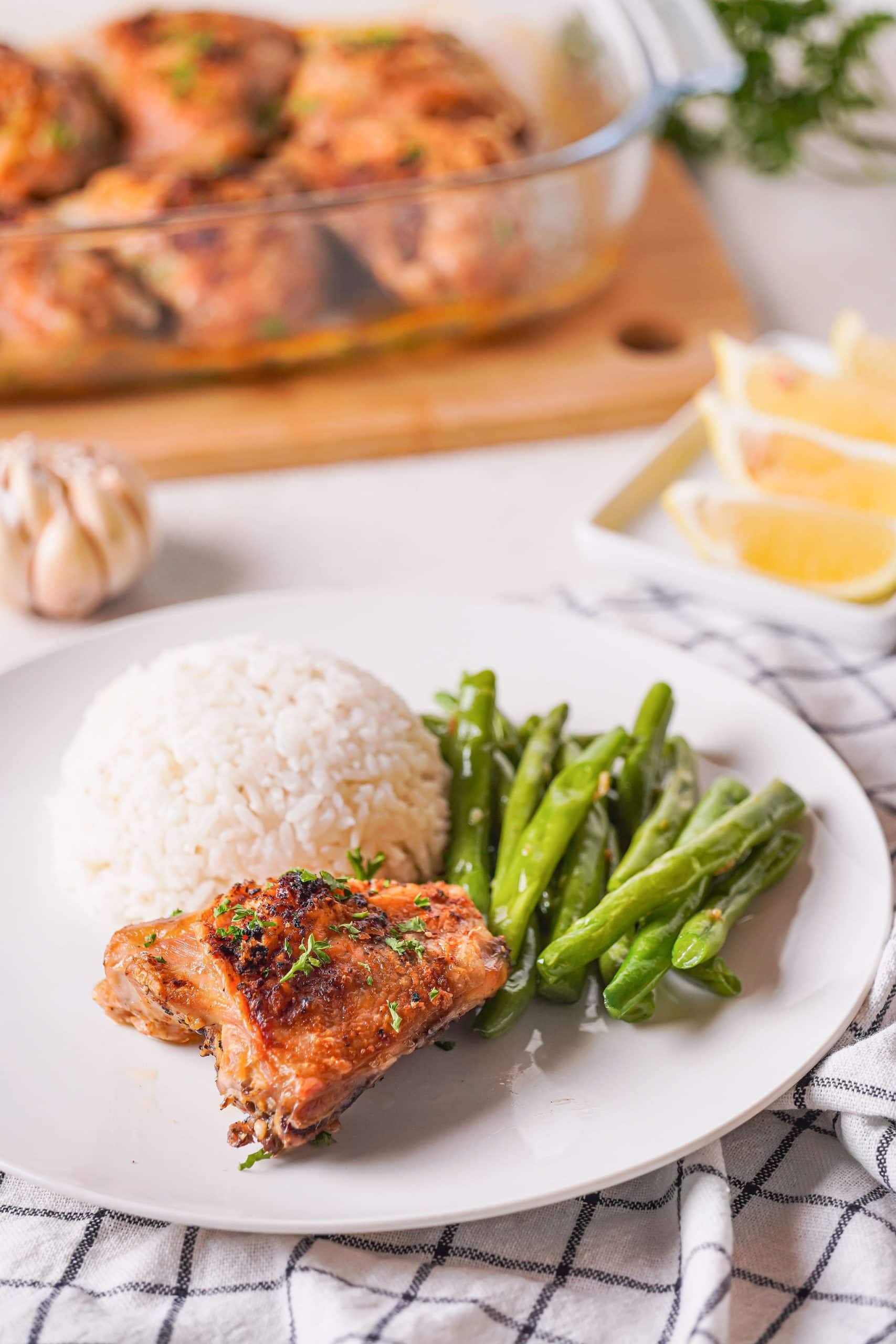 oven baked chicken thighs